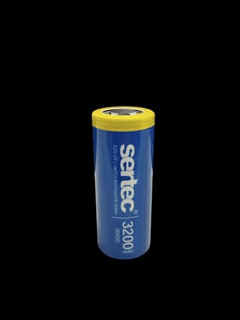 Şarjlı Pil (IFR26650, LifePO4, 3.7V, 3200mAh, 3C)