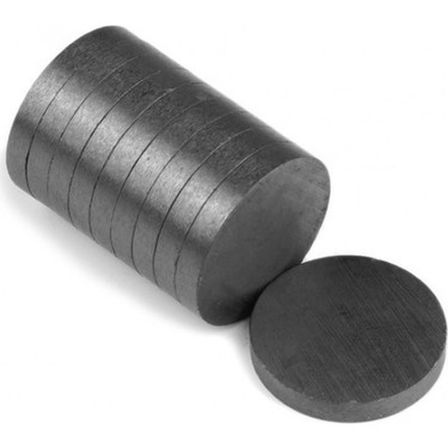 1000 Adet Siyah Seramik Mıknatıs 15x3mm