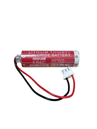 Maxell ER6C 3.6V AA Size 3 PIN Lithium Pil SOKETLİ