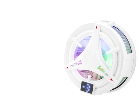 Telefon Soğutucu Fan (Manyetik,Isı Göstergeli,Rgb - Beyaz HDX4380)