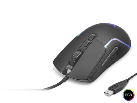 Gaming Mouse Optik 1200–2400 Dpi Usb Rgb - Siyah GM170B/LA