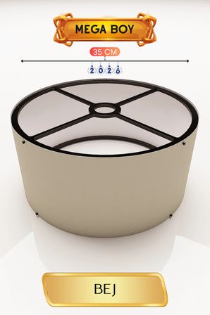 Bej Lambader Başlığı (35cm)