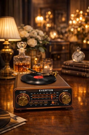 Plak Görünümlü Nostaljik Radyo (RT-604)