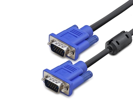 15 Metre Vga Kablo (Od 7.3mm, Siyah Mavi - HDX7785)