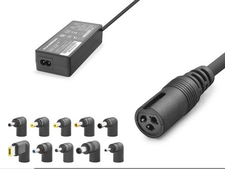 15-24V 90W Universal Laptop Adaptörü - 10 Farklı Uç - Tüm Markalarla Uyumlu - Siyah HD8887