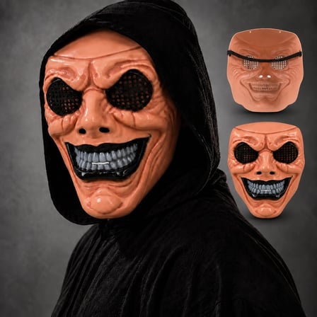 File Gözlü Maske (Siyah Ağız,Beyaz Diş)