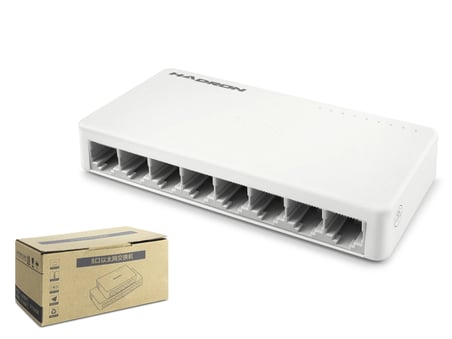 Gigabit Ethernet Switch 8 Port - Beyaz HDX1365