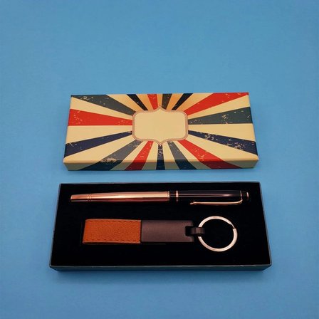 Roller Kalem Ve Metal Anahtarlık Set