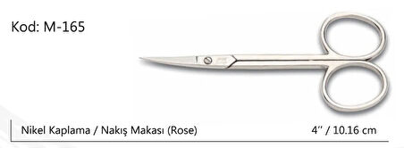 Europe Nakış Makası Süper Kalite No:4 10,16 Cm