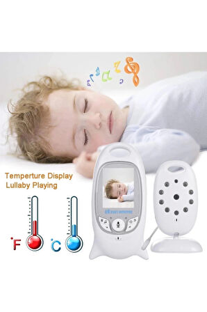 Vb-601 Kameralı Bebek Monitörü Net Görüntü Gece Görüşlü