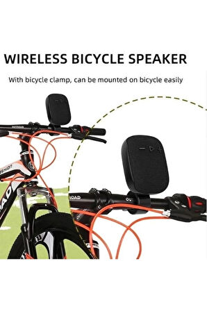 Bisiklet Motorsiklet Gidon Kemer Aparatlı Hafıza Kartı Usb Girişli Bluetooth Hoparlör
