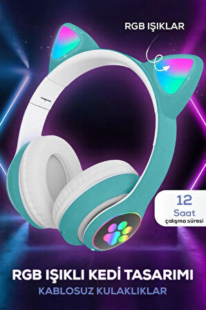 Kedi Figurlu Kulaklık