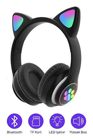 Kedi Figurlu Kulaklık