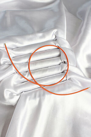 Mıknatıslı Turuncu Renk Sarmal Kadın Bileklik