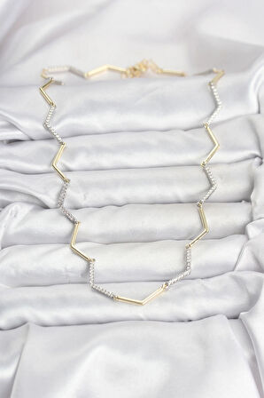 VIP Seri Zikzak Model Kadın Kolye