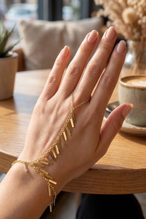 Gold Renk Pirinç Sarkıt Plaka Model Şahmeran