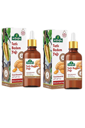 Arifoğlu Tatlı Badem Yağı 50 Ml * 2 ADET