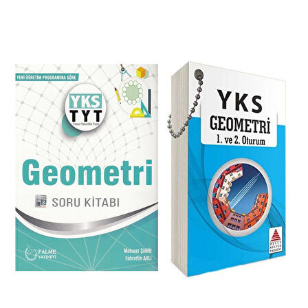 Palme TYT Geometri Soru Bankası ve Delta Kart Seti 2 Kitap