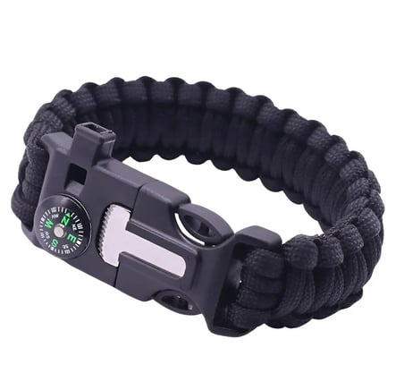 Premium Spor Tarzı Klasik Tarz Popüler Seçenek SL01 - Outdoor Bileklik - Siyah