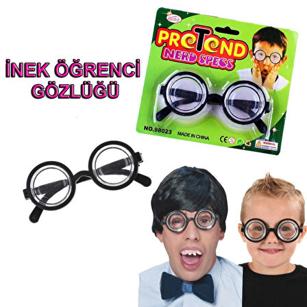 İnek Öğrenci Şaka Gözlüğü