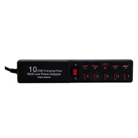 10 Portlu USB Şarj Adaptörü