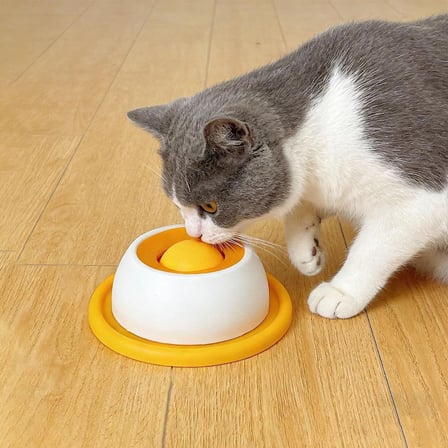 Küçük Boy Yaş Sıvı Mama Yeme Kabı - Kedi ve Köpek Uyumlu - Ödül Maması Kabı