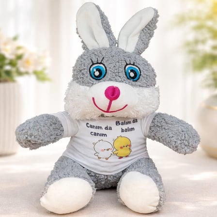 Canım Da Canım Balım Da Balım Tişörtlü Sevimli Peluş Tşan