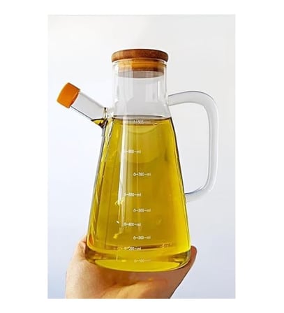 Borosilikat Cam 900 ml. Yağdanlık