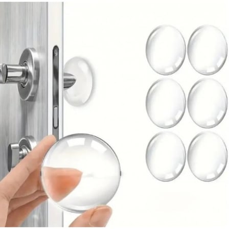 Şeffaf Silikon Mobilya ve Kapı Durdurucu Darbe Pedi 6'lı Set