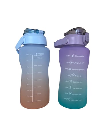 Günlük Motivasyon Su Matarası 2 Litre