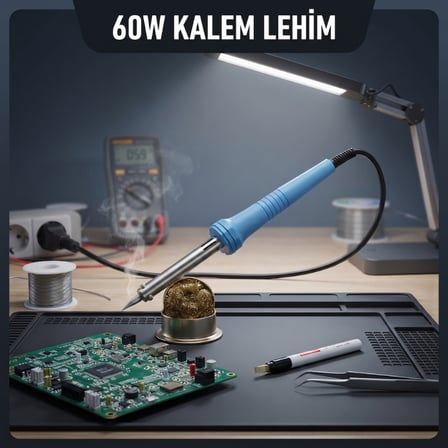 60W Kalem Lehim Makinesi - Elektrikli - Mi Renk