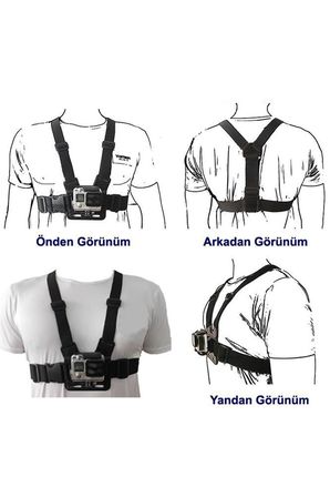 Aksiyon Kamerası Göğüse Sabitleme Kemeri