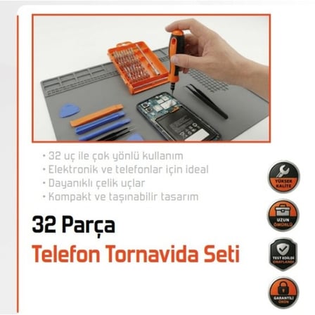32 Parça Telefon Tamir Mini Tornida Seti