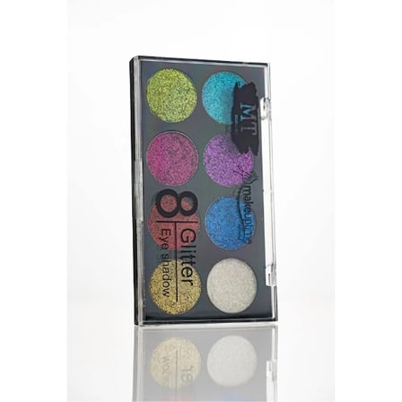 8 Renk Glitter Far Paleti - 2'li Set