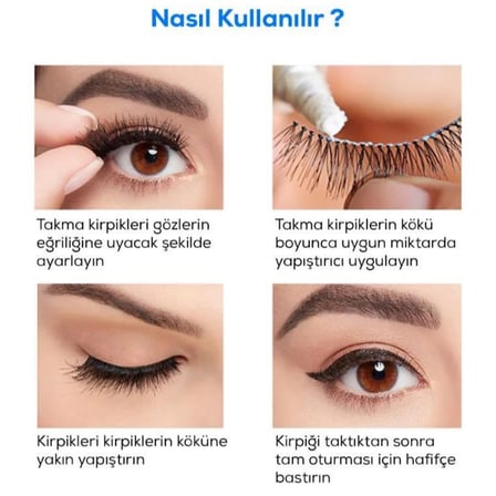 Su Geçirmez Kirpik Yapıştırıcısı Glue Siyah Renk