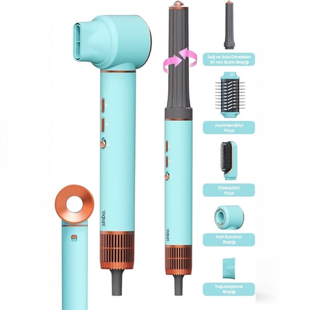 Sinbo Air Brush Saç Şekillendirme Cihazı - 5 Başlıklı - Mi Renk