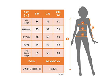 TUA MODA Kadın Uzun Kollu Bisiklet Yaka Kısa Viskon Iki Iplik Elbise