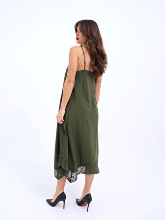 TUA MODA 7108 ELBİSE-HAKİ