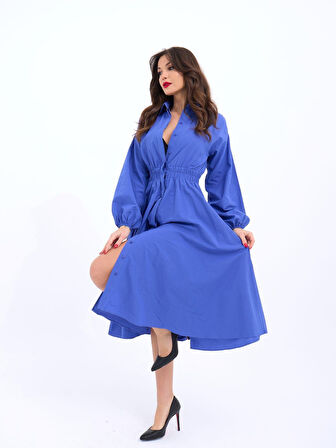 TUA MODA 6813 ELBİSE-MOR