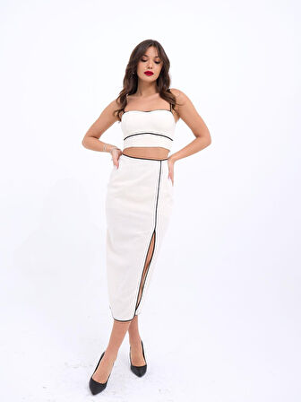 TUA MODA 6254 TAKIM-BEJ