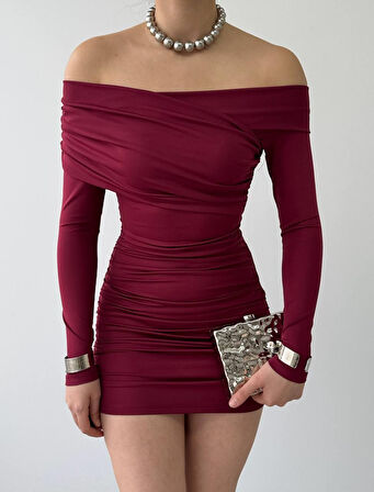 TUA MODA Tefs Straplez Elbise