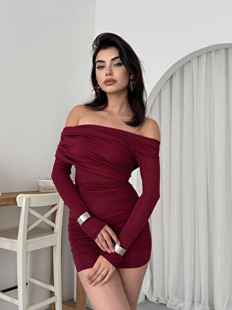 TUA MODA Tefs Straplez Elbise