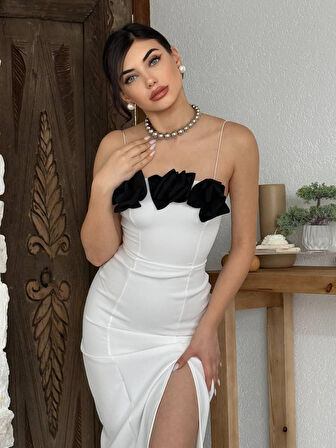 TUA MODA Gordon İp Askılı Elbise
