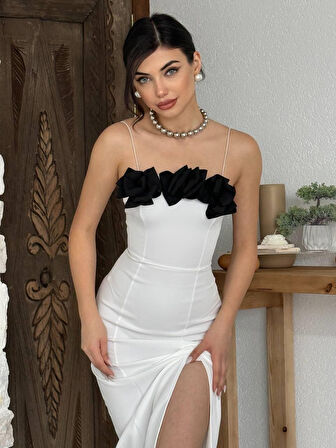 TUA MODA Gordon İp Askılı Elbise