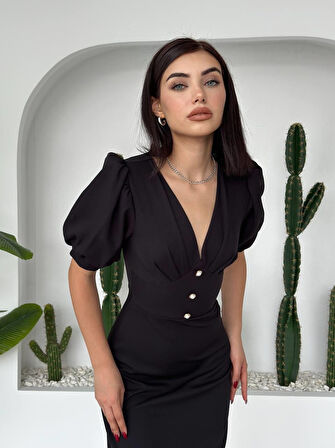 TUA MODA Linda Midi Elbise