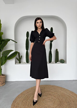 TUA MODA Linda Midi Elbise
