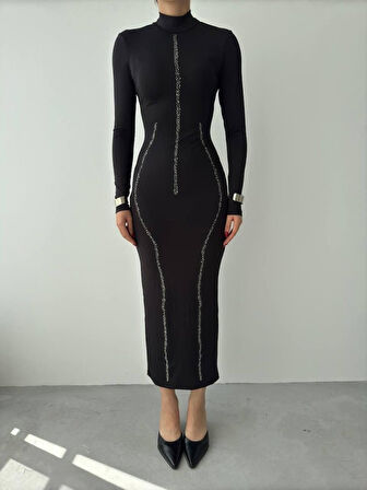 TUA MODA Ivo Taşlı Elbise