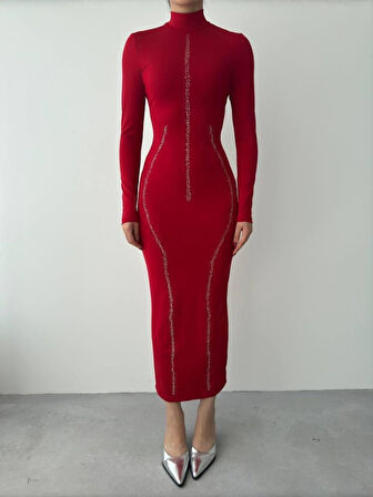 TUA MODA Ivo Taşlı Elbise