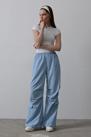 TUA MODA Paraşüt Cargo Pantolon - Mavi