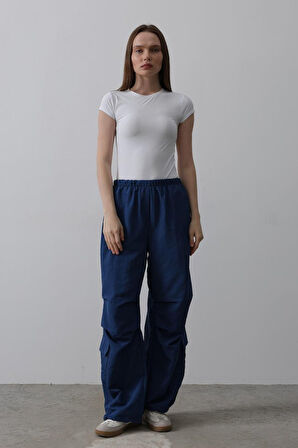 TUA MODA Paraşüt Cargo Pantolon - Lacivert